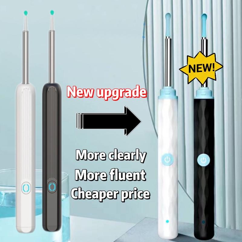 <Christmas Gifts> Ear Wax Removal Tool - Spade Ear Cleaner with Ear Camera, 1080P Ear Scopel with 7 Pcs Ear Set - Earwax Remover Picker with 5 Replacement Tips Ear Pick with 6 LED Light for Earwax Cleaning, Support iPhone & Android