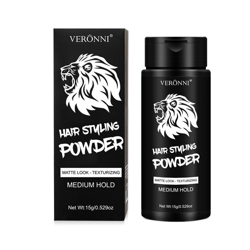 Matte Effect Hair Styling Powder, Long Lasting Hair Styling Powder, Quick Control Oil & Fluffy Texture, Easy To Shape Hair Powder for All Hair Types, Christmas Gift