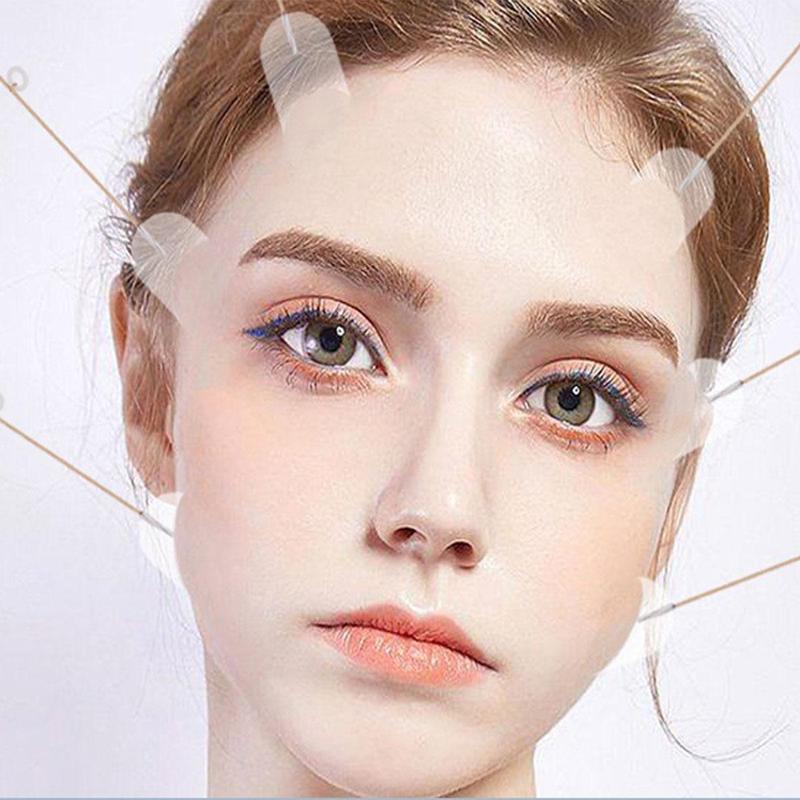 Face Lifting Tapes, 18 36pcs Invisible Clear V-face Lifting Sticker with Tool Accessories, Facial Skin Firming Tool for Women & Girls, Skincare Products