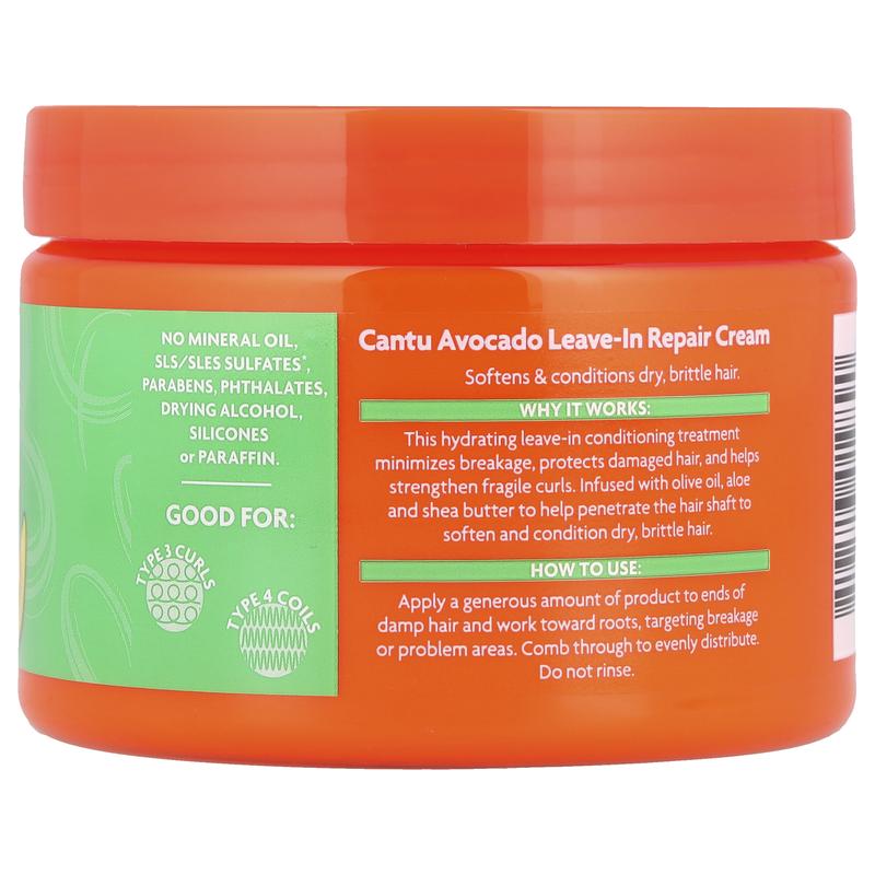 Cantu Avocado Hydrating, Repair Leave-In Cream, 12 oz (340 g)