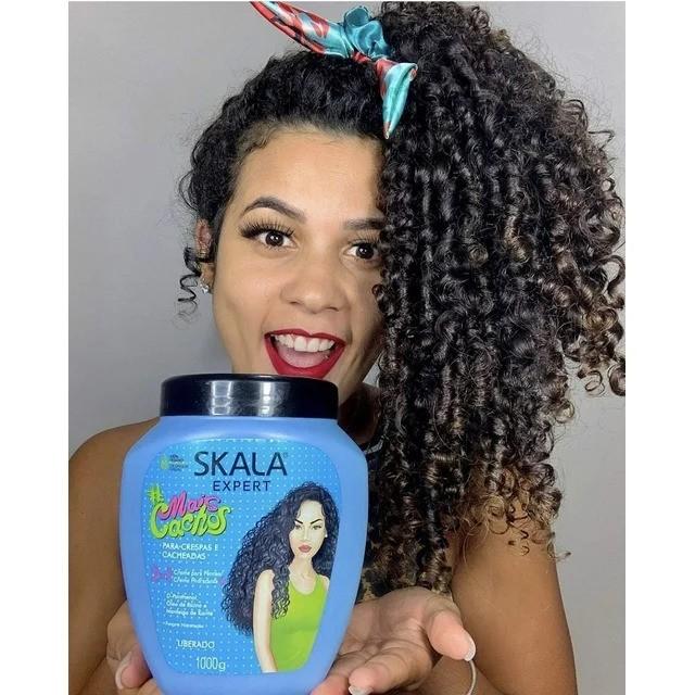 2x SKALA 2 in 1 for Curly Hair Super Curly Treatment Cream for Hair 3ABC Great for hair growth strength repair glow volume Hydrate Conditioner Shampoo