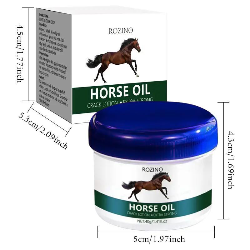 Horse Oil Foot Cream, Moisturizing Foot Care Cream, Anti-cracking Foot Care Cream, Foot Skin Care Product for Women & Men