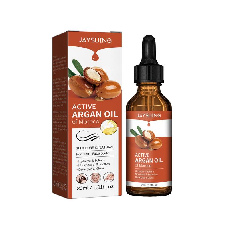 Moroccan Argan Hair Essential Oil, Moisturizing Hair Care Smoothing Oil for Men & Women, Hair Care Products for Daily Use