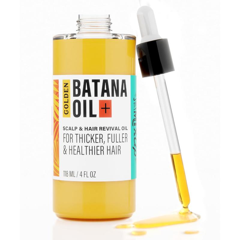 Hotana Ultimate Batana Oil Bundle - Unrefined, Golden, Roasted Hair Mask, Ivory Leave-In, Revitalizing Shampoo & Conditioner - Gentle Haircare for Extreme Hydration