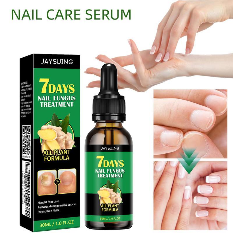 [3 Packs Only $14.99] JAYSUING 7 Days Ginger Nail Oil, Nail Care Essence for Moisturizes and Thickens Nails -longer, Stronger and Brighter Nails