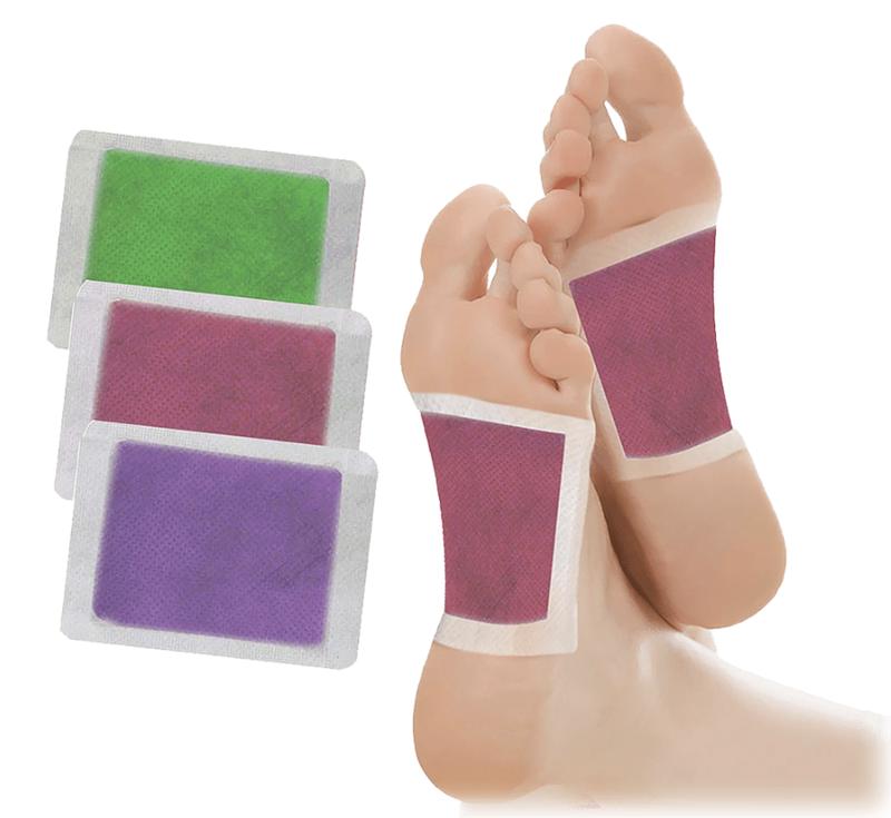 Relaxing Scented Bamboo Foot Pads (10-Pack) for Relief and Muscle Relaxation