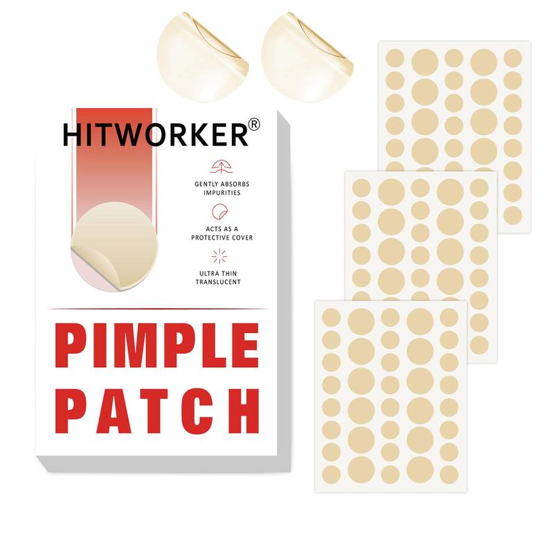 Pimple Cover Patch, 108pcs Acne Cover Patch, Hydrocolloidal Pimple Patch, Invisible Round Shape Sticker, Cleanser for Ance-prone Skin for Women & Men