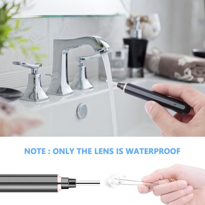 Wireless Wifi Smart Otoscope Earwax Removal Tool Ear Endoscope With Led Light Visual Ear Scope For Adults And Children