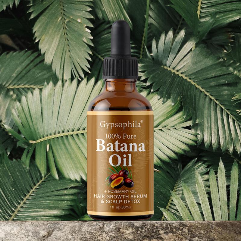 Batana Oil with Rosemary for Hair Growth - Reduces Hair Loss and Detoxes Your Scalp (30 mL) for All Hair Types