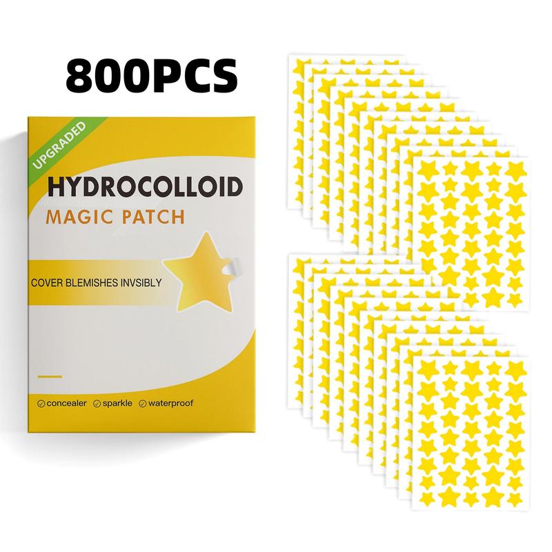 Hydrocolloid Acne Patch, 800pcs 400pcs Star Shaped Invisible Acne Cover Patches, Facial Skin Care Products for Women & Men