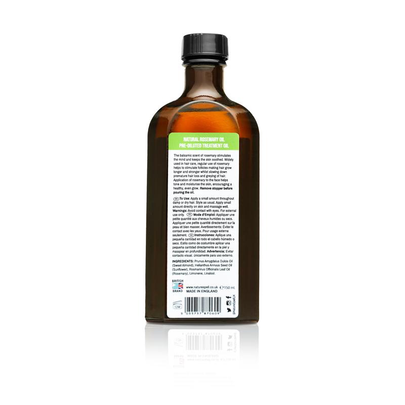 Nature Spell Rosemary Oil for Hair 5.07 Fl Oz - Pre-Diluted Hair Oil