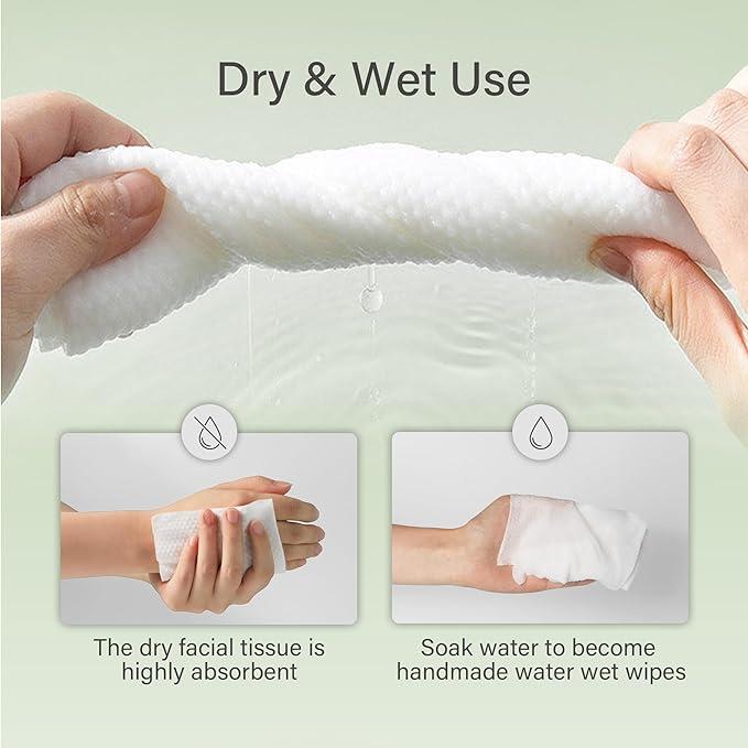 [Only For LIVE] Unifree Towel l Disposable Dry wipes l Facial Towels l 16pack l Towel,Absorbent,Reusable,Soft,Comfort,Skincare