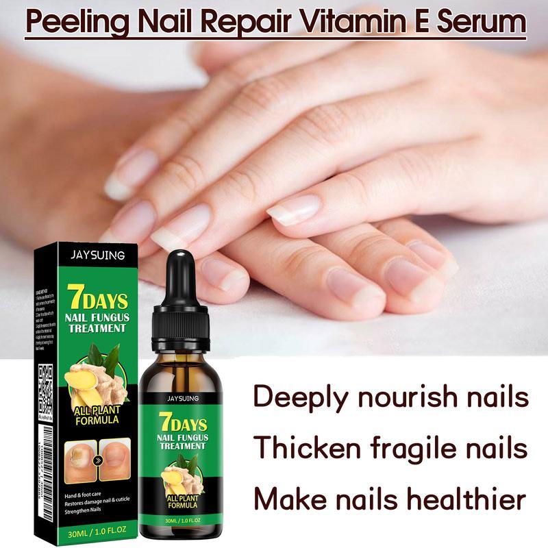 [3 Packs Only $14.99] JAYSUING 7 Days Ginger Nail Oil, Nail Care Essence for Moisturizes and Thickens Nails -longer, Stronger and Brighter Nails