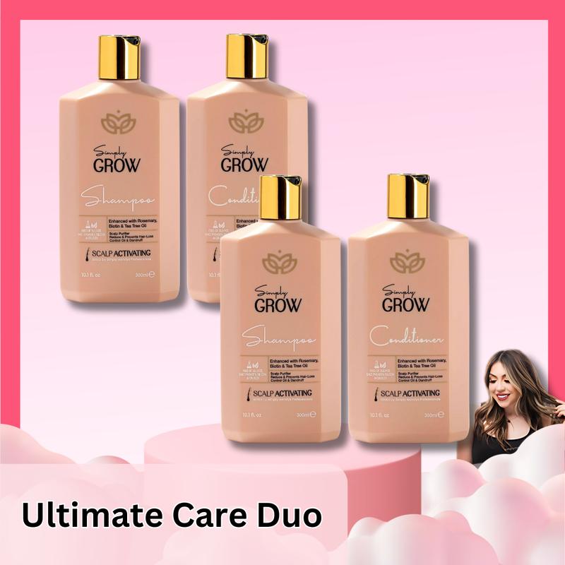 Ultimate Care Duo: Double Shampoo & Conditioner Set