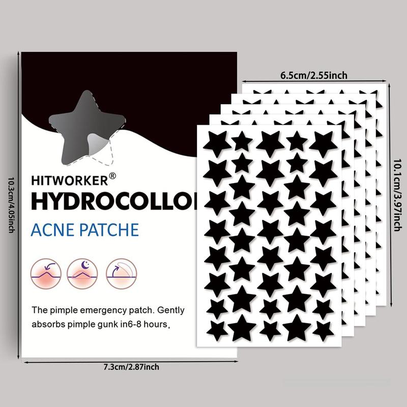 Star Shaped Hydrocolloid Acne Cover Patches, 200 400pcs box Acne Cover Patches, Skin Care Products for Women & Men, Christmas Gift