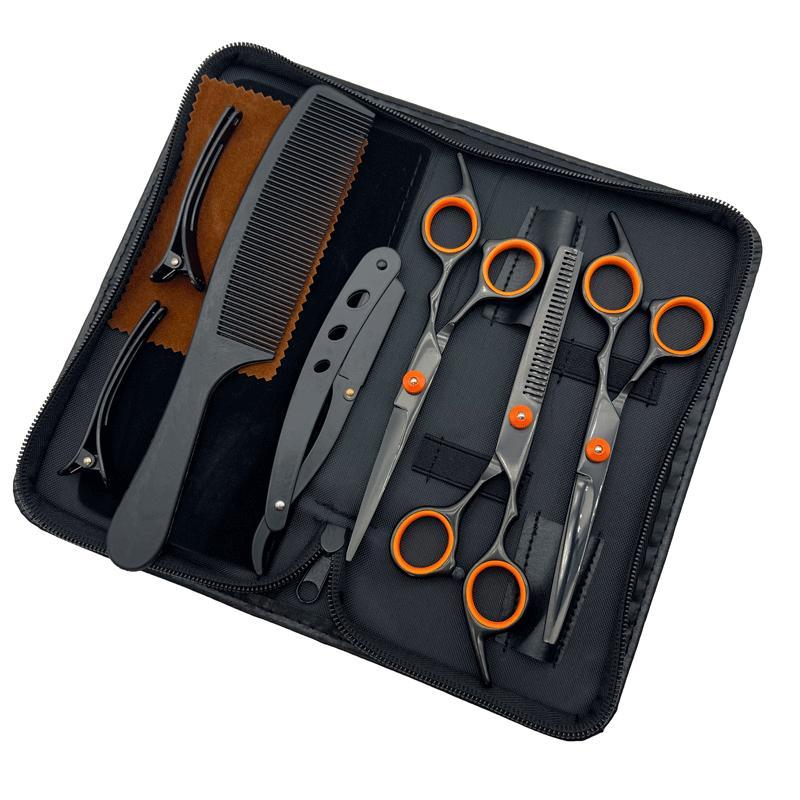 Hair Styling Tool Set, 1 Set Hair Grooming Kit, Professional Hair Styling Tools for Salon & Barber Shop, Hairdressing Tools for Men & Women