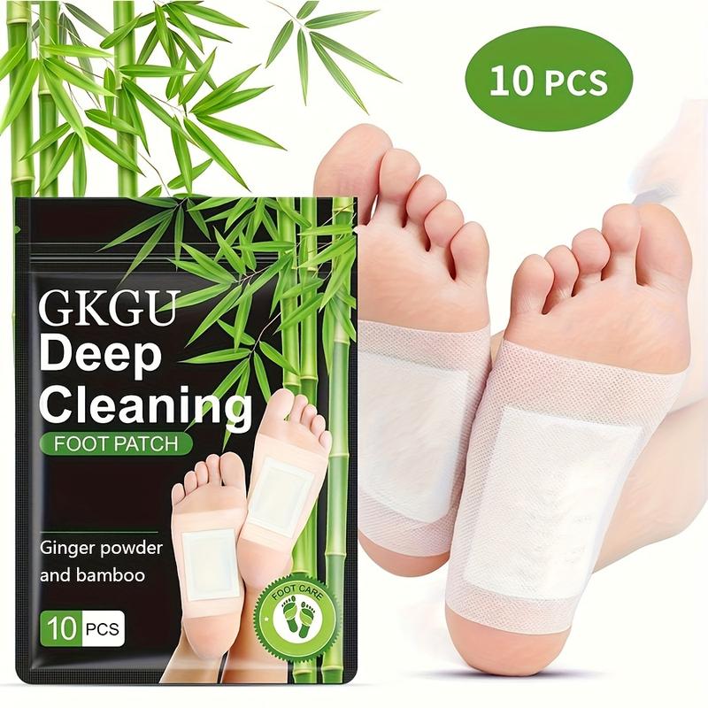 30pcs Deep Cleansing Foot Patch, Natural Bamboo Vinegar Ginger Powder Foot Pads For Foot Care, Adhesive Sheetss, After Foot Bath When Sleep Warm And Relax