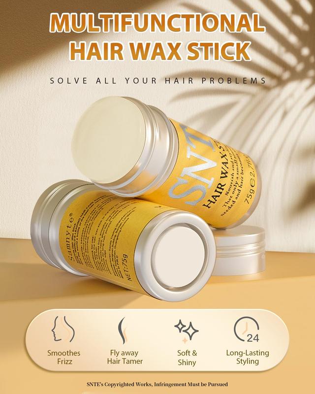 Hair Wax Stick – Flyaway Tamer & Styling Cream for Women & Kids, 2.7 Fl Oz