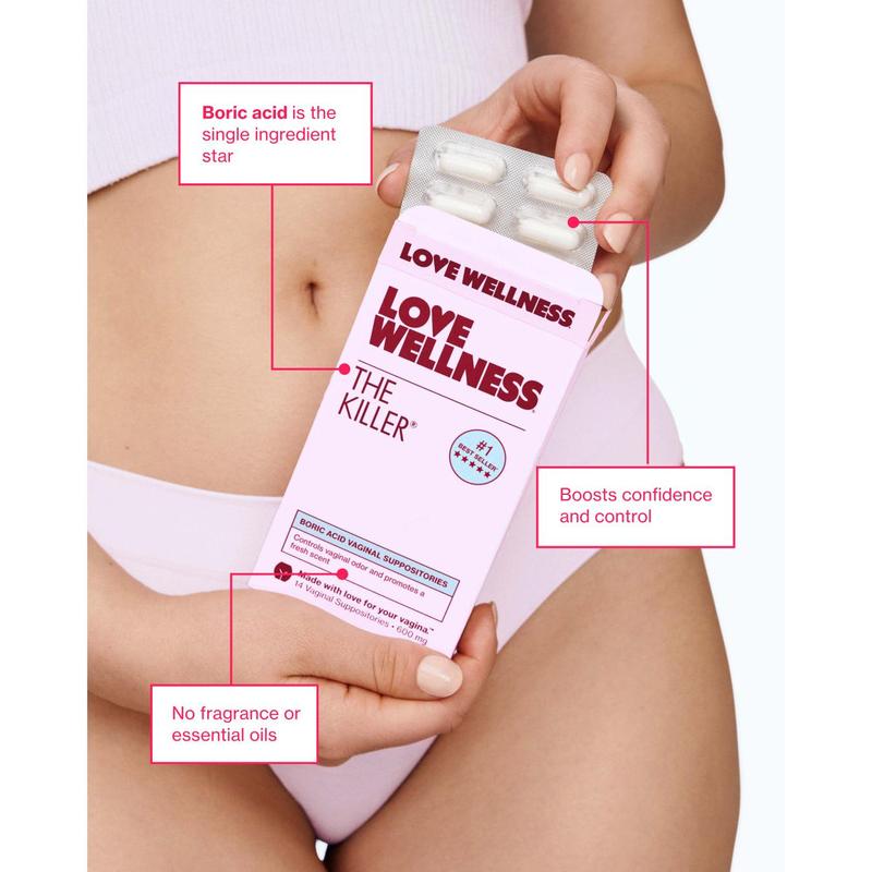 The Killer Boric Acid Suppositories - For Vaginal Odor Control