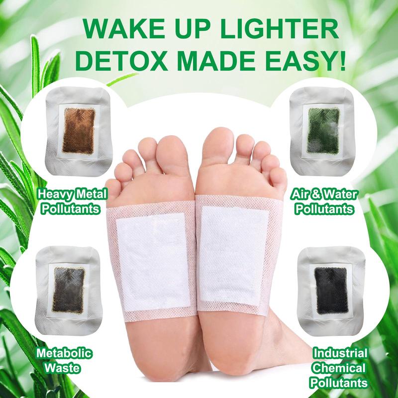 Rosemary Deep Cleansing Foot Patches, 10pcs *3 Bags Foot Care Patch, Effective Feet Health Patches, Relaxation, Sleep Better Adhesive Sheets