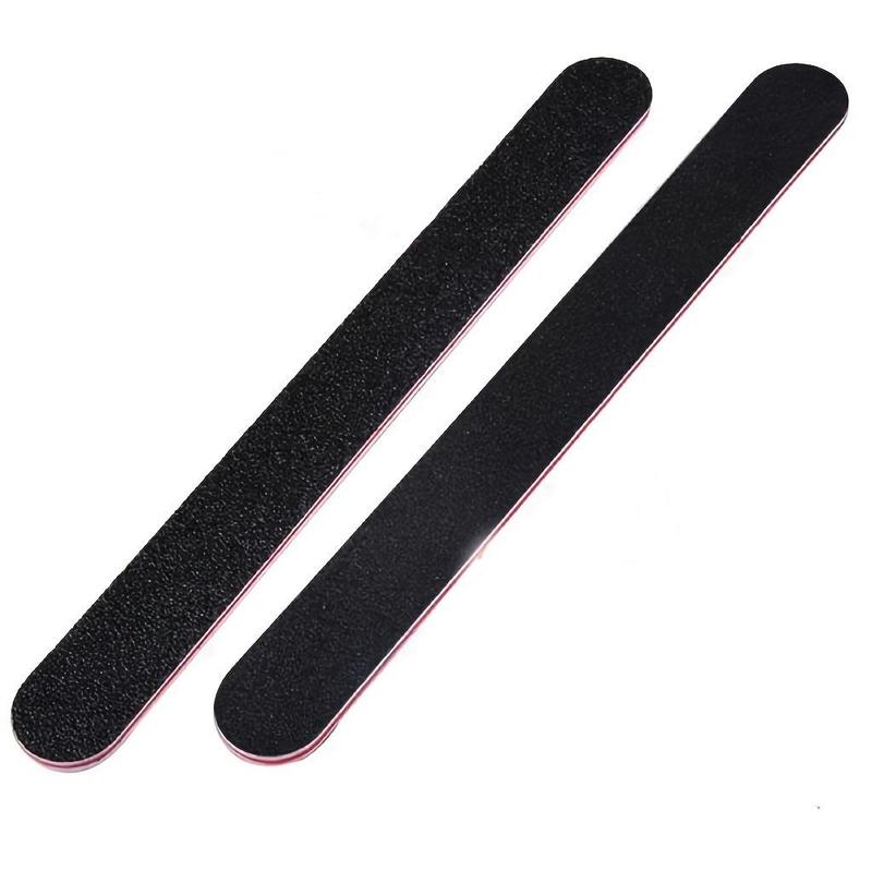 10pcs set Double-sided Nail File, Portable Nail Polishing Tools, Professional Manicure & Pedicure Tool for Women & Girls