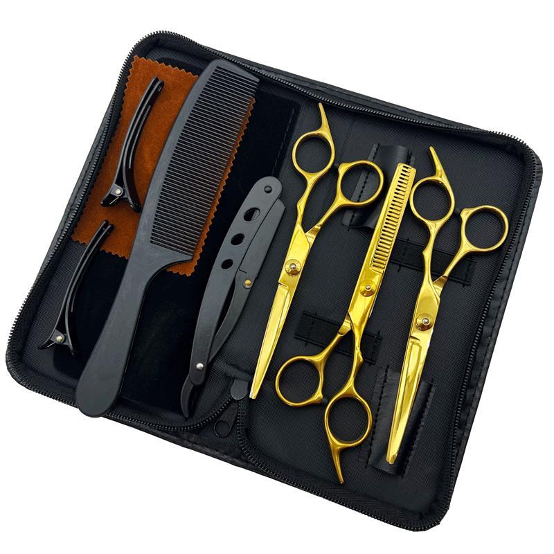 Hair Styling Tool Set, 1 Set Hair Grooming Kit, Professional Hair Styling Tools for Salon & Barber Shop, Hairdressing Tools for Men & Women