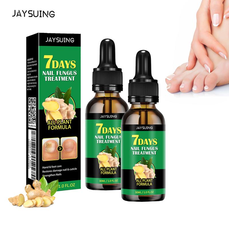 [2 PACK ONLY $16.99] JAYSUING Nail Growth SerumGinger Extract Nail Essence - Repairand Strengthen for Glowing, BeautifulNails