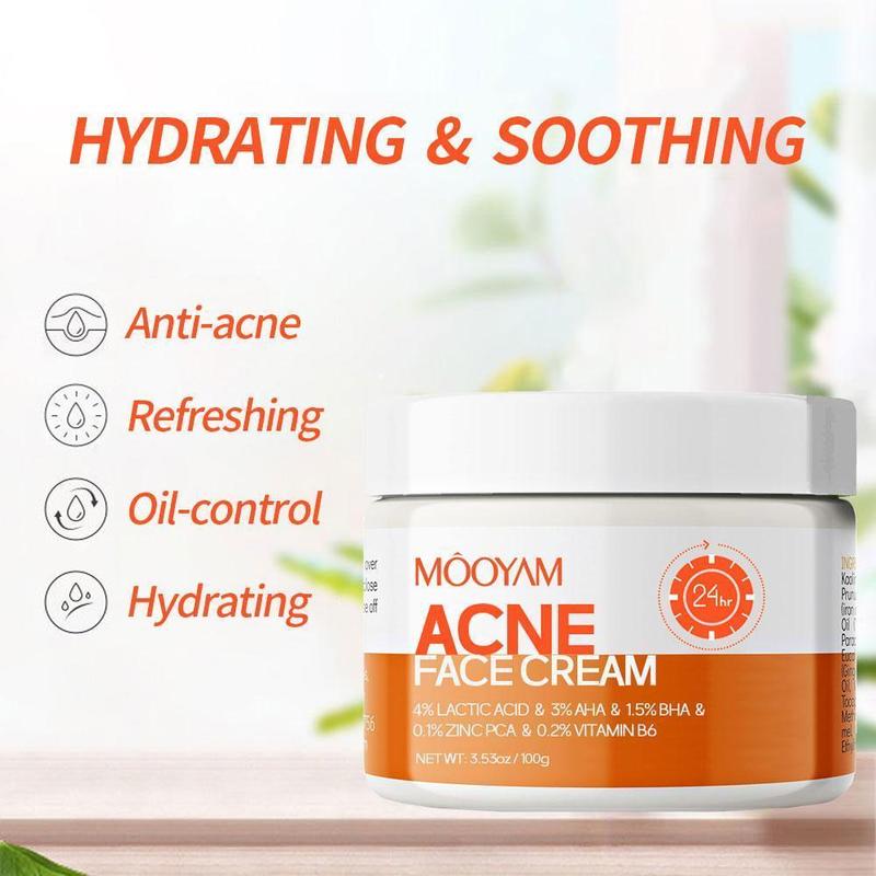 MOOYAM Acne Scar Treatment Cream 50ml Centella & Snail Repair Cream Post-Acne Marks Removal Acne&Pimple Treatment Fragrance Free Paraben Free Skincare Salicylic Skin Repair Sensitive Teens Scent