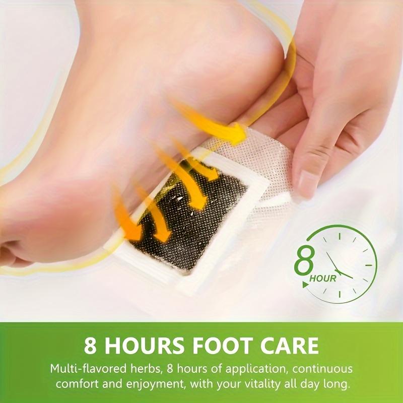 30pcs Deep Cleansing Foot Patch, Natural Bamboo Vinegar Ginger Powder Foot Pads For Foot Care, Adhesive Sheetss, After Foot Bath When Sleep Warm And Relax