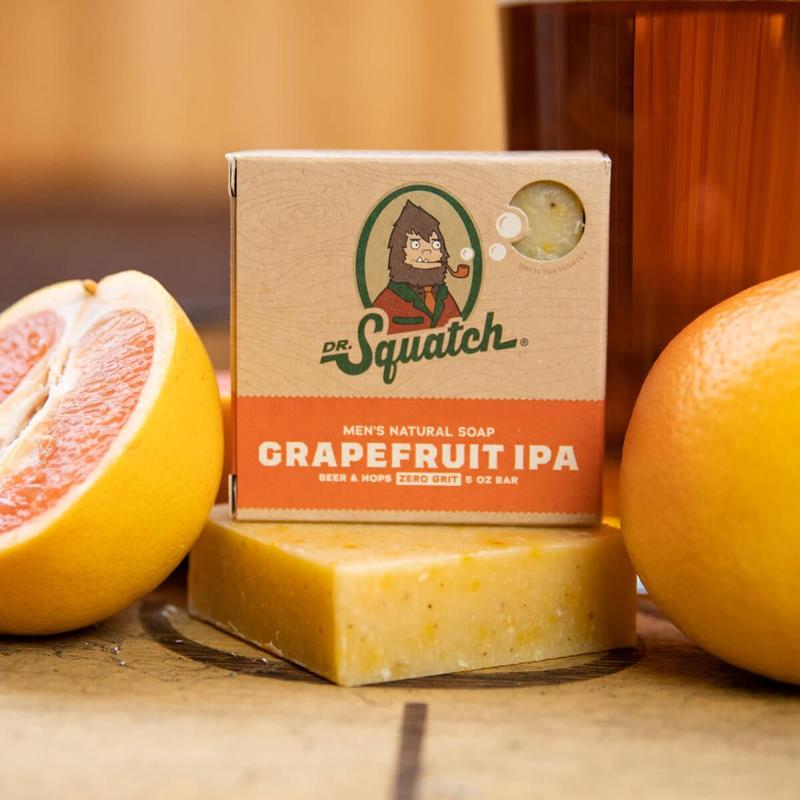 Dr. Squatch - Grapefruit IPA Bar Soap - Body Care for Men