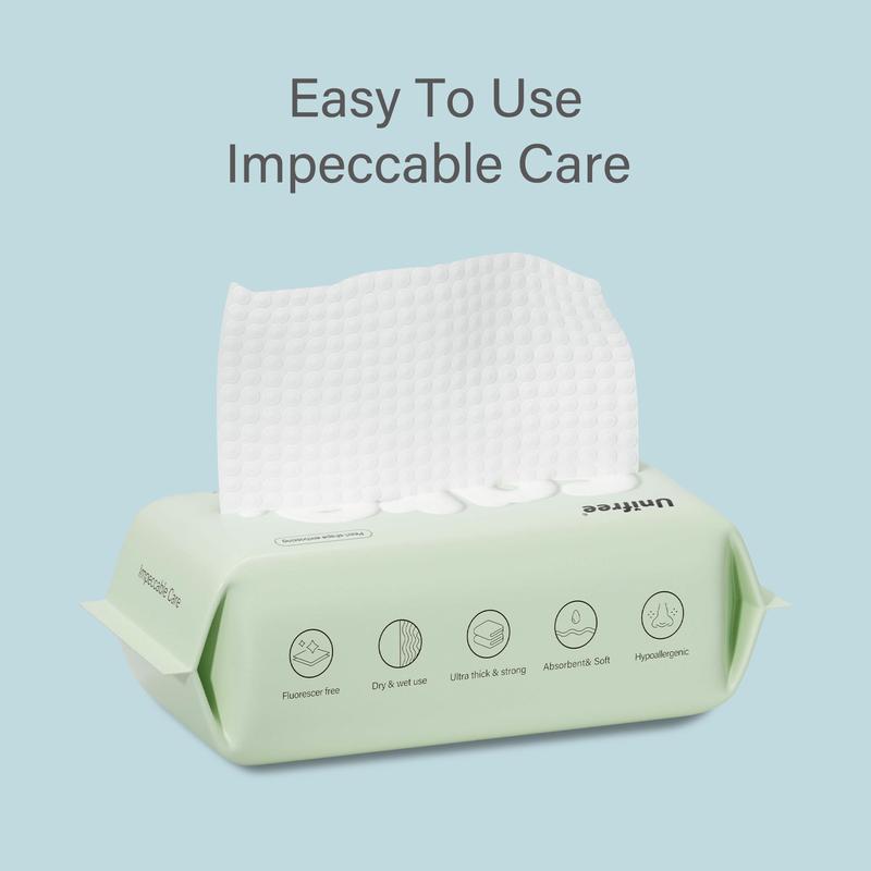 [Only For LIVE] Unifree Towel l Disposable Dry wipes l Facial Towels l 16pack l Towel,Absorbent,Reusable,Soft,Comfort,Skincare