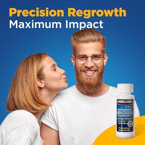 Kirkland Minoxidil 5% Extra Strength Men Hair Regrowth Solution 5 Month Supply Hair Care Serum