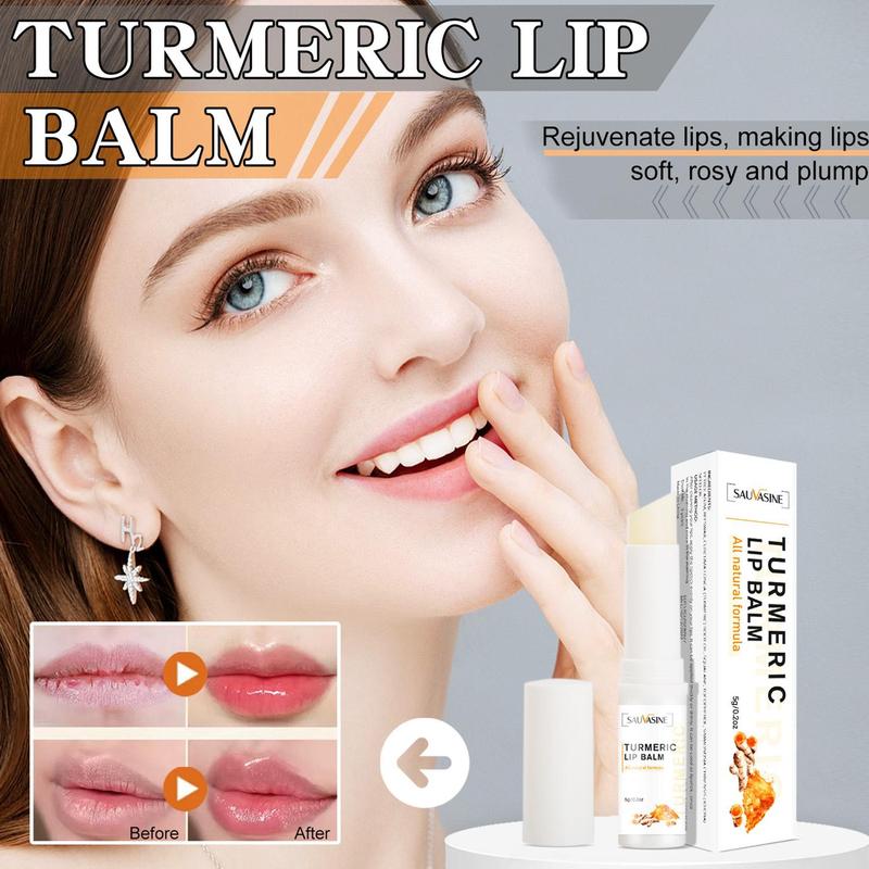 Moisturizing Lip Butter Balm, Natural Turmeric Lip Balm, Hydrating Lip Treatment For Women & Girls