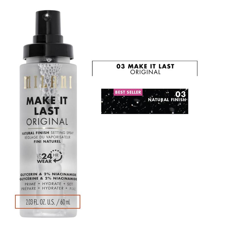 Make It Last Setting Spray, Prime + Correct + Set, Natural Finish, 2.03 fl oz