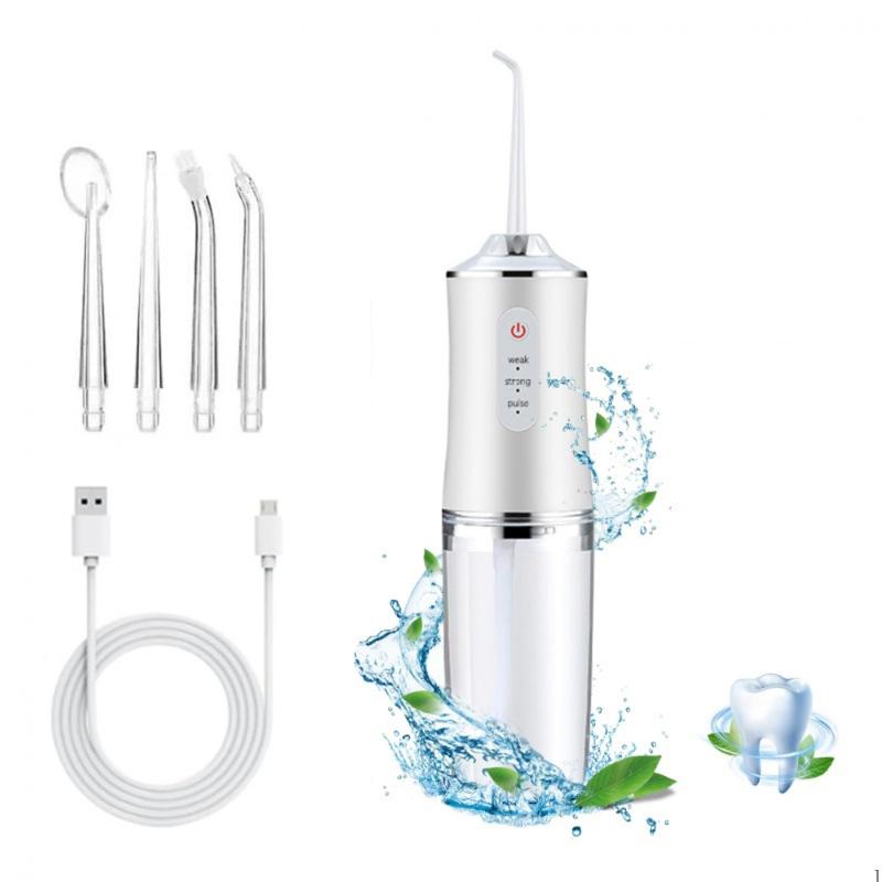 Smart Electric Water Flosser with Precision Pressure Control & 360° Rotating Nozzle - Deep Clean Teeth and Gums, Choose Coral Pink or Mint Green - Perfect Christmas Gift