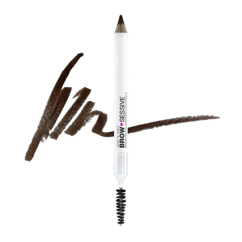 wet n wild Brow-Sessive Brow Pencil, Ultra-Precise Dual Ended Spoolie Brush for Perfect Buildable Blendable Shaping, Natural Lasting Shades for Every Brow, Cruelty-Free & Vegan