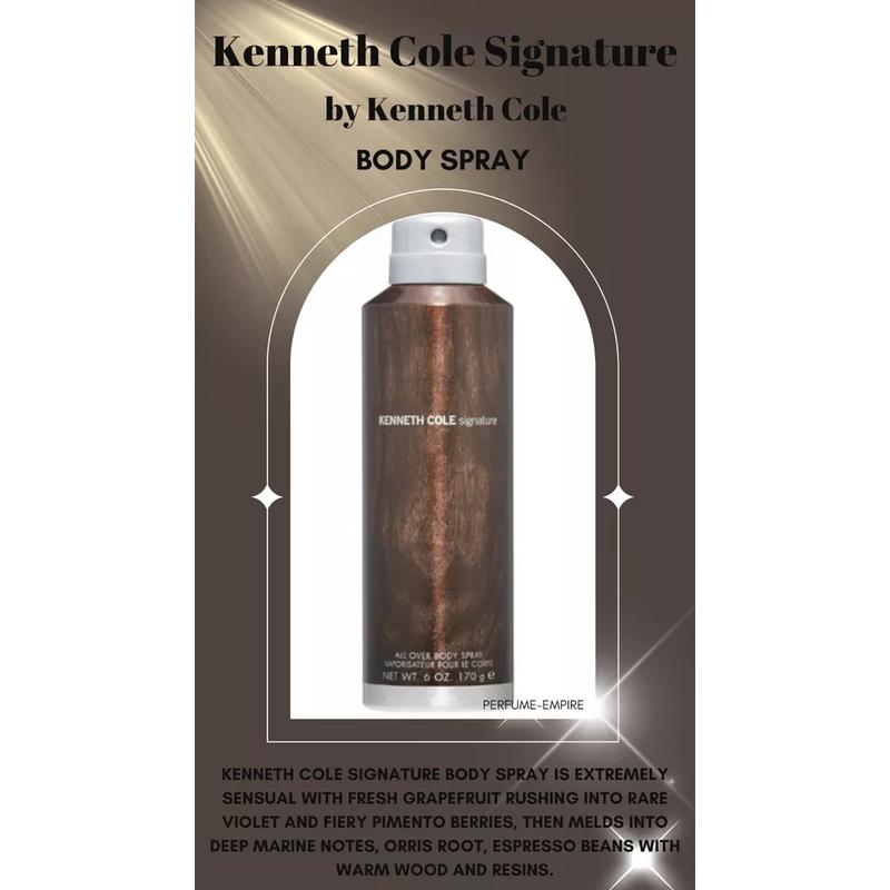 Kenneth Cole Signature by Kenneth Cole men 6 oz all over body spray New