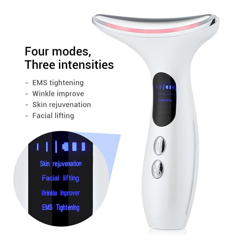 Summer V-shape Facial Massage Instrument, 1 Box Facial Skin Care Instrument, Professional Massage Product For Women