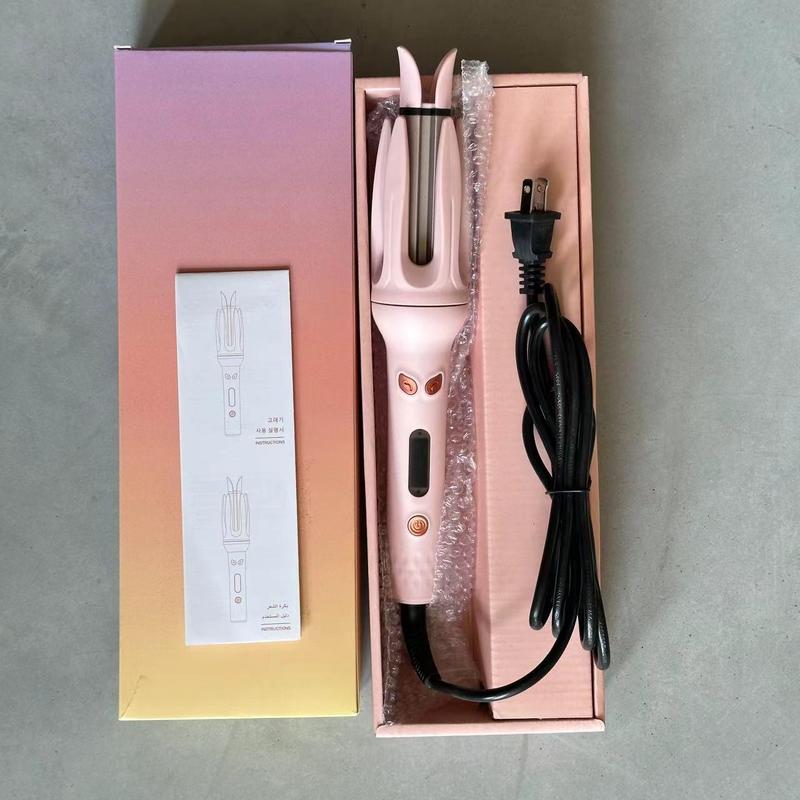 Automatic Hair Curling Iron, 1 Box Electric Rotating Hair Curler, Intelligent Sensor Hair Curler, Hair Styling Tool for Women & Girls