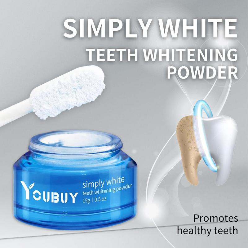  Purely Whitening Teeth  Powder,Tooth Whitening Paste Powder-Keep Teeth Purely White Teeth Whitening Powder Stain Remover and Polisher Instant Oral Health Management, Fresh Breath