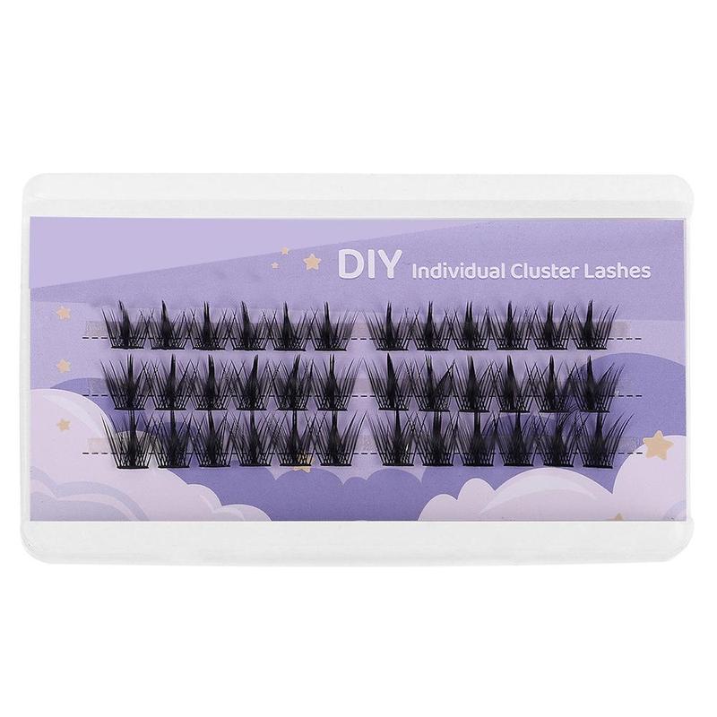 Natural Look Lash Clusters Kit, 1 Count Individual False Eyelashes, Thick Cluster Lash Extensions Kit, Fluffy Faux Eyelashes, Professional Eye Makeup Kit, Makeup Product for Girls & Women