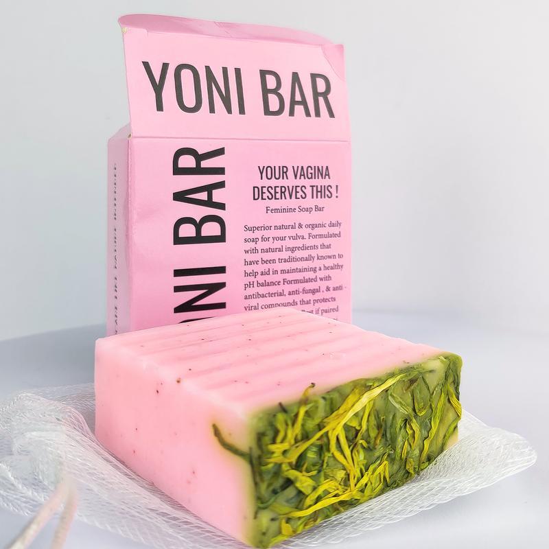 YONI BAR  Cleansing Soap Bar - Floral Mint Scent