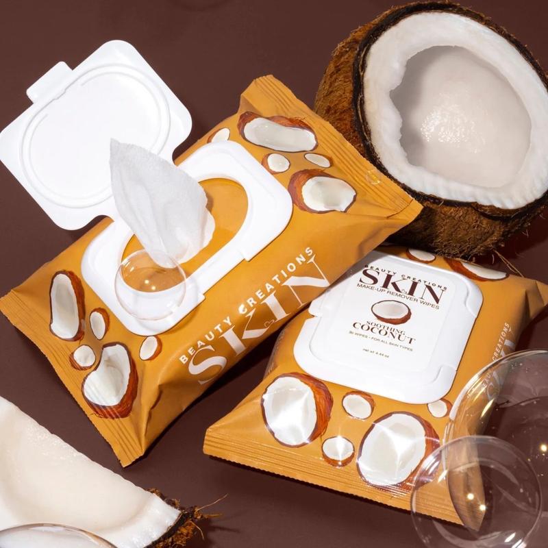 COCONUT SOOTHING MAKEUP REMOVER WIPES