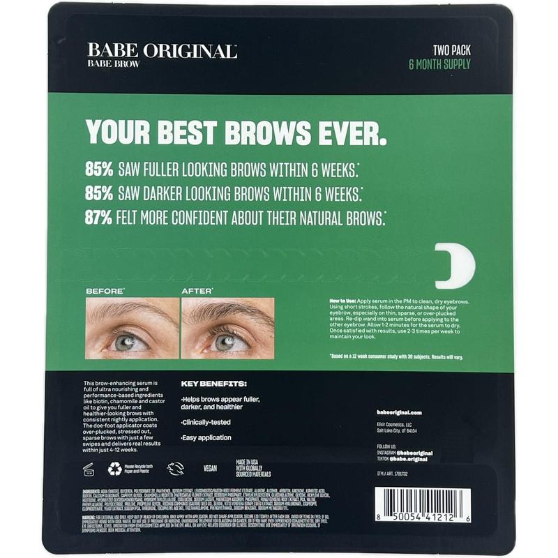 Babe Original Amplifying Brow Serum, 3ml (Pack of 2)