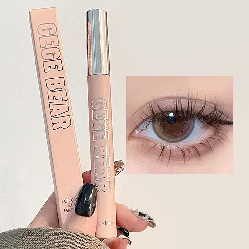 Summer Waterproof Curling Mascara, Volumizing Eyelashes Mascara, Long Lasting Quick Drying Eyelash Extensions Mascara, Flawless Eye Cosmetic for  Lash Cluster