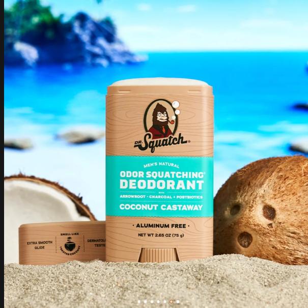 Dr. Squatch - Coconut Castaway Deodorant