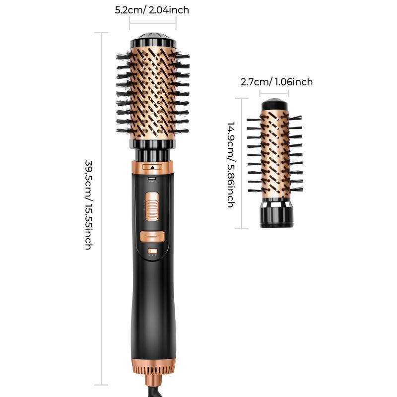 Comfort 2 in 1 Hair Dryer Brush, Rotating Round Hot Air Brush Set, One-step Drying Straightening Or Volumizer Round Brush Blow Dryer, Hair Styling Tools, Curling Iron, Gift For Christmas & Fall, Winter Gift