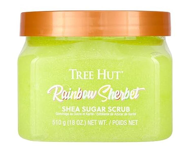 Tree Hut Rainbow Sherbet Shea Sugar Scrub | Exfoliating Body Scrub Removes Dead, Dry Skin for a Soft & Hydrated Feel