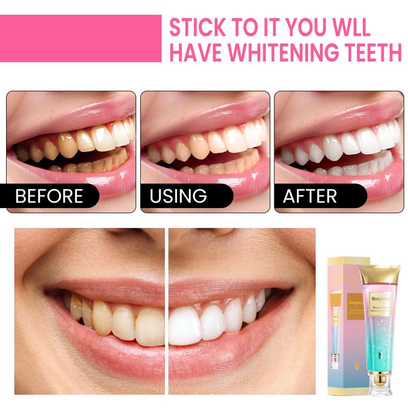 BodyAccel Triple Whitening Niacinamide Toothpaste – Brighten Your Smile with Enhanced Whitening Formula-j