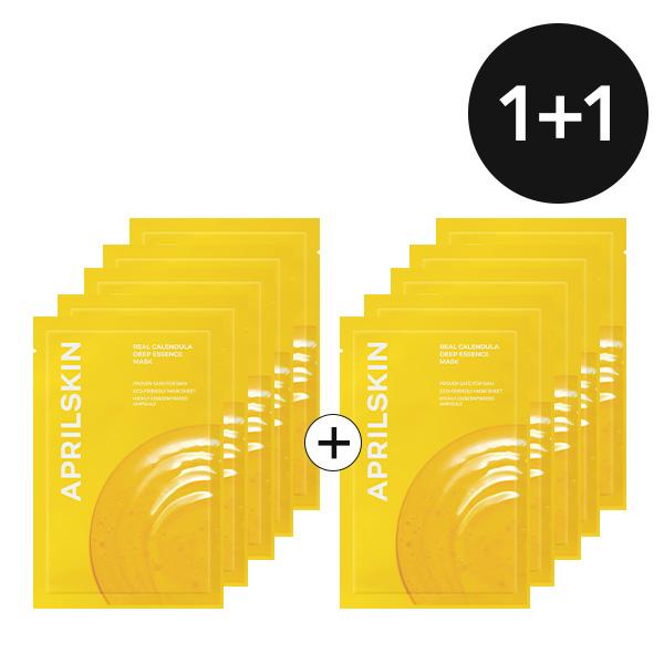 [APRILSKIN Offical Shop] Calendula Calendula Deep Essence Mask 5EA | Calendula infused sheet mask | Hydration | Glass Glow | Kbeauty